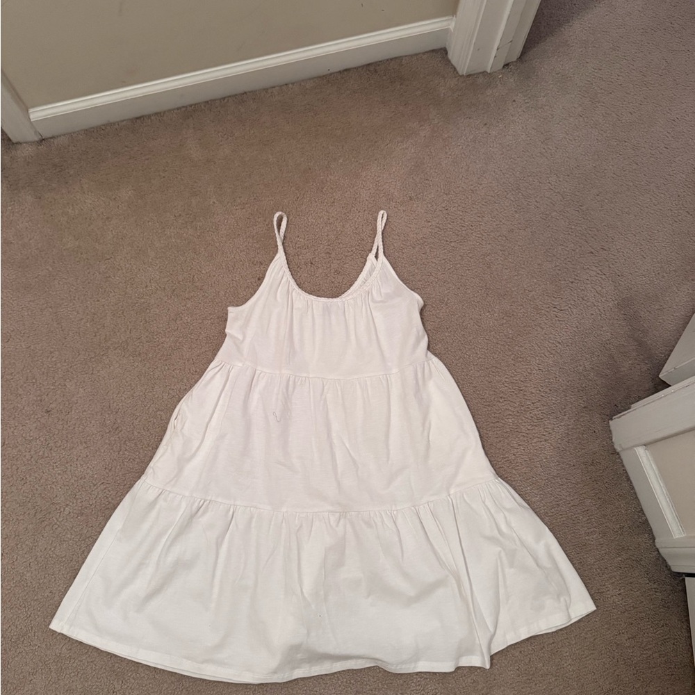 Old Navy White Braided Strap Top